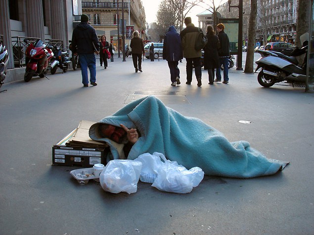 homeless person